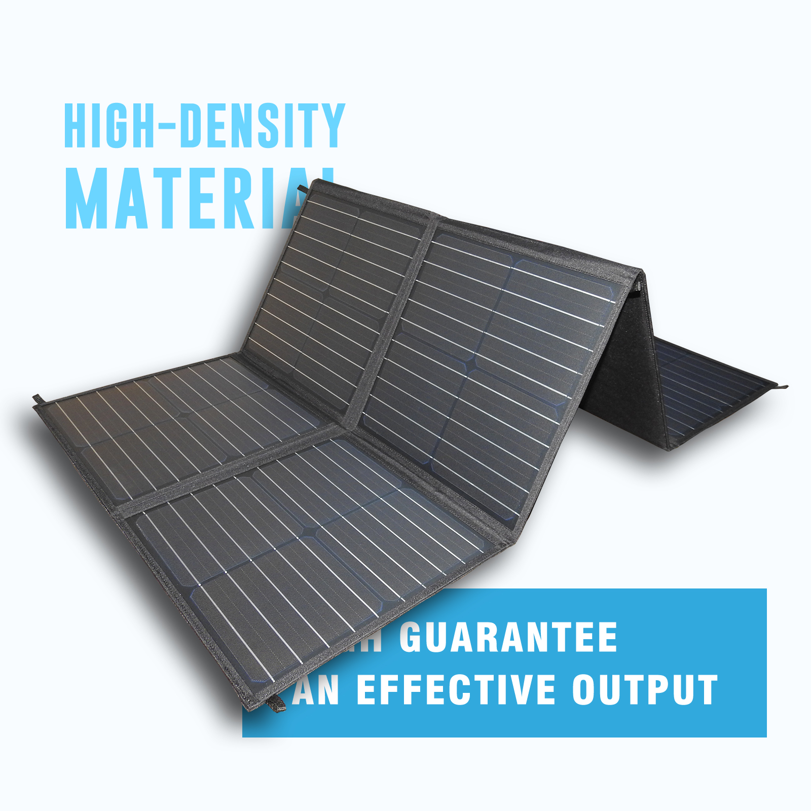 300W 12V Folding Solar Mat Black Silicon Blanket Solar Panel Kit